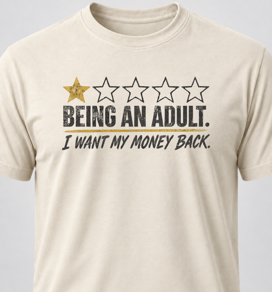 Being An Adult. I Want My Money Back.