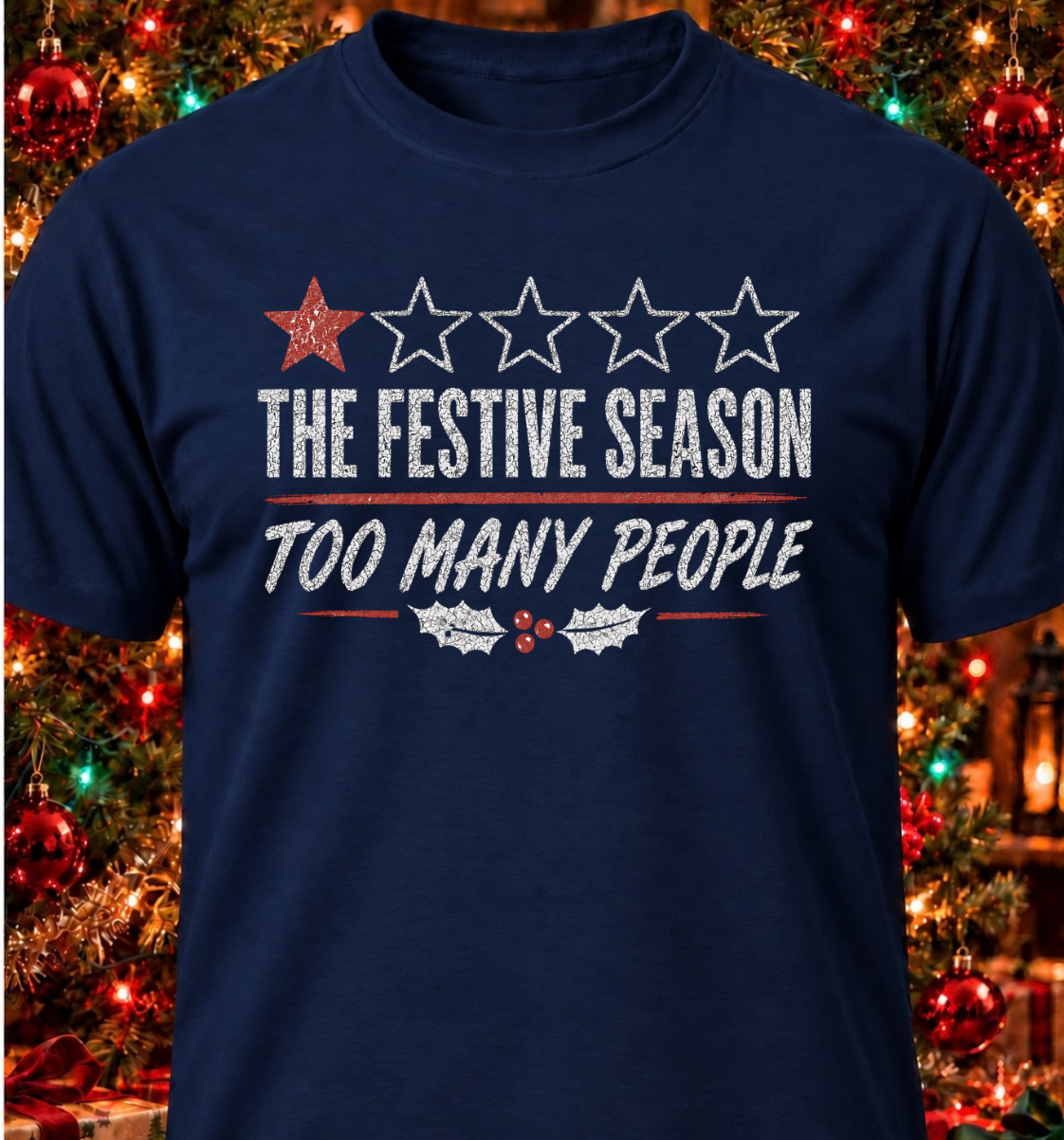 The Festive Season. Too Many People