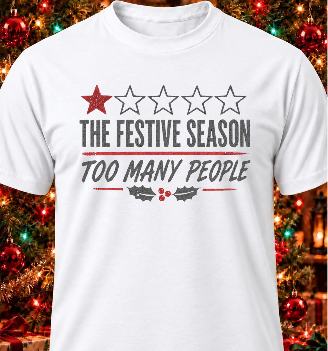 The Festive Season. Too Many People