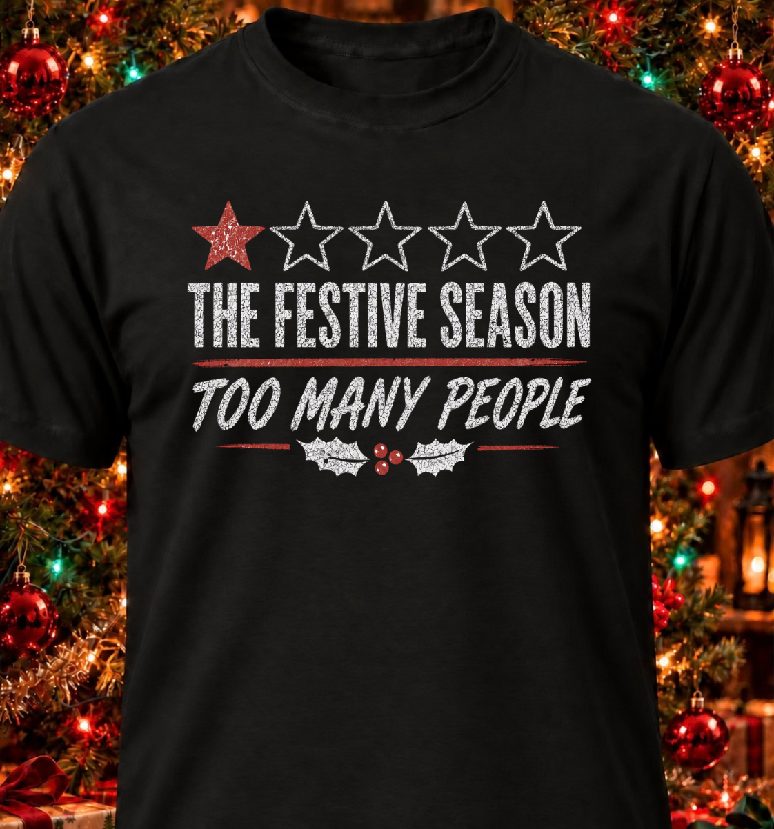 The Festive Season. Too Many People
