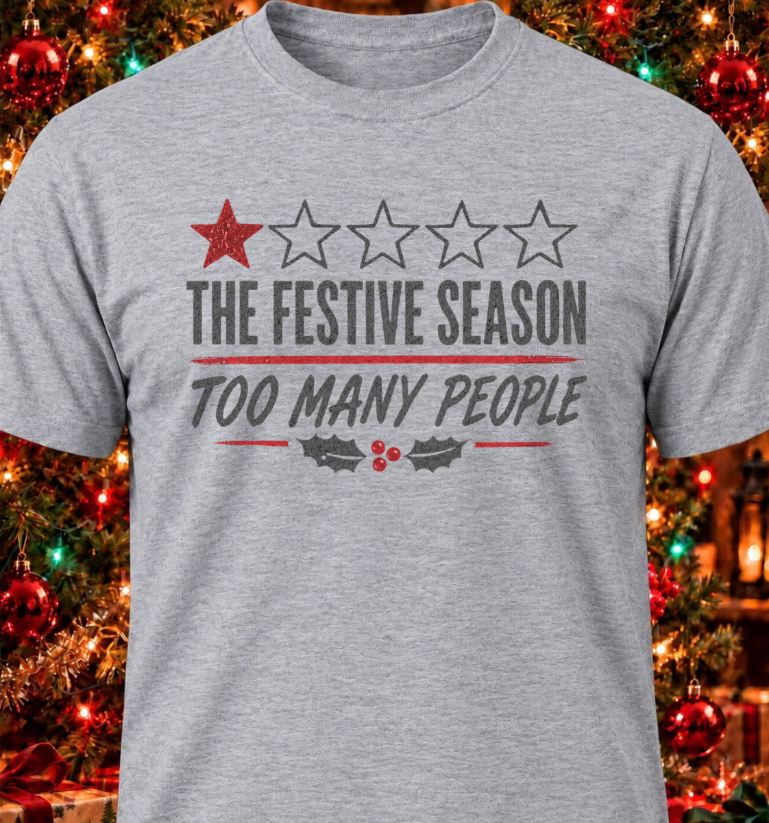 The Festive Season. Too Many People