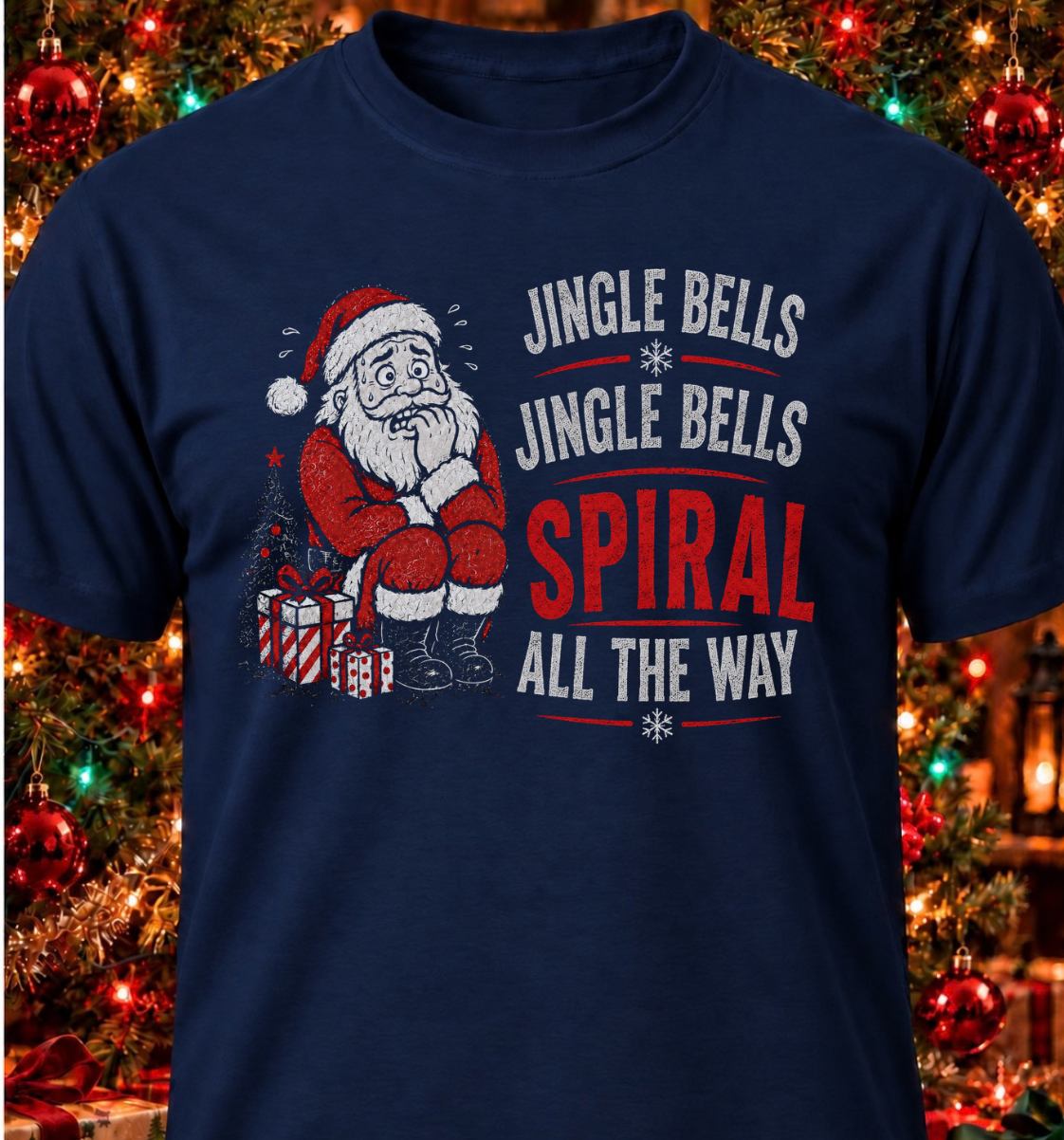 Jingle Bells. Jingle Bells. Spiral All The Way.
