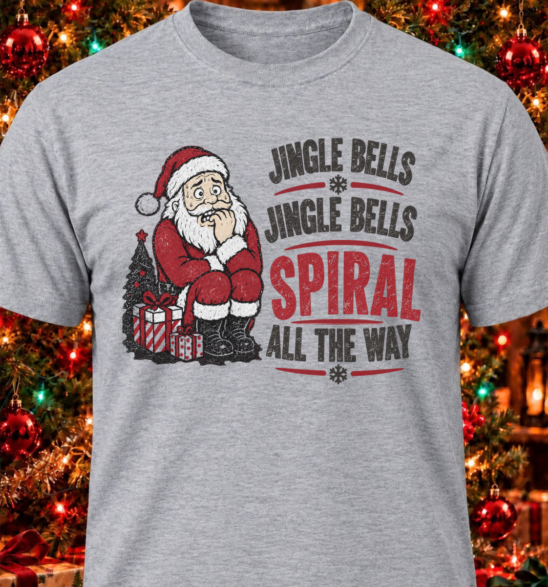 Jingle Bells. Jingle Bells. Spiral All The Way.