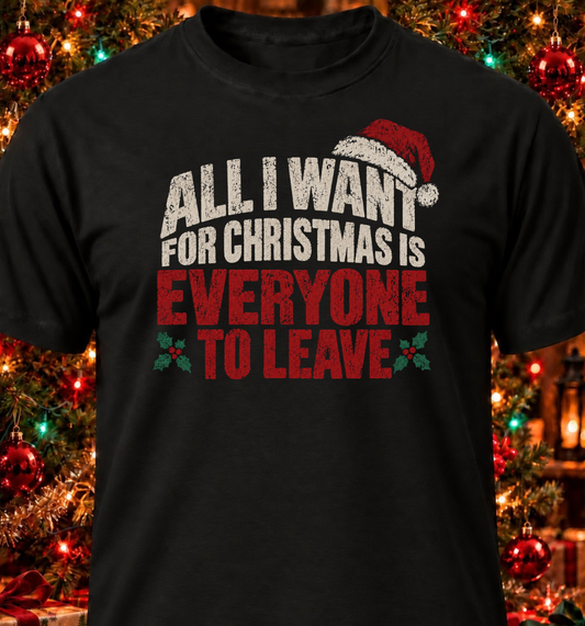 All I Want For Christmas Is Everyone To Leave