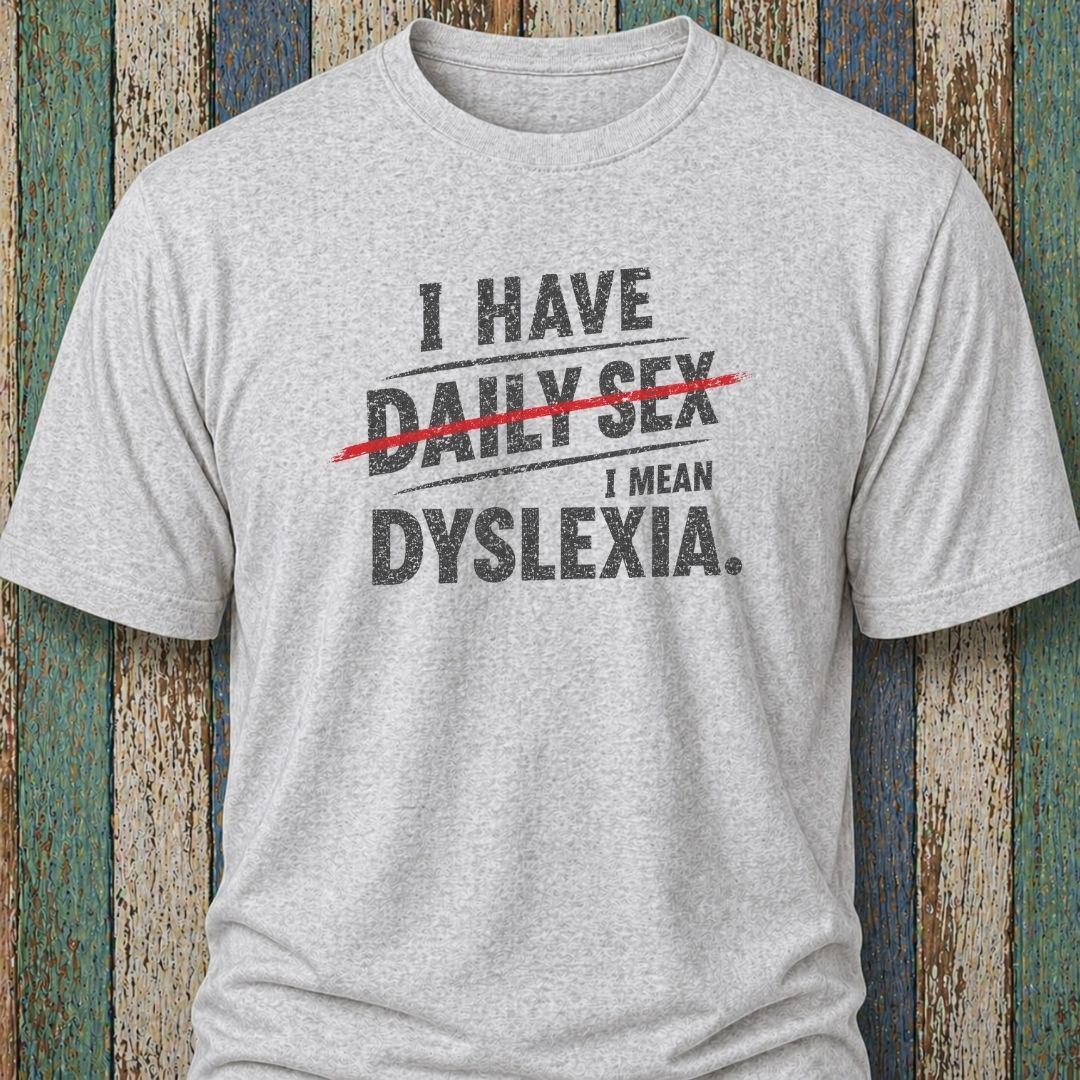 I Have Daily Sex. I Mean Dyslexia