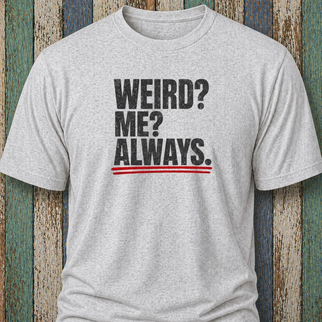 Weird? Me? Always.