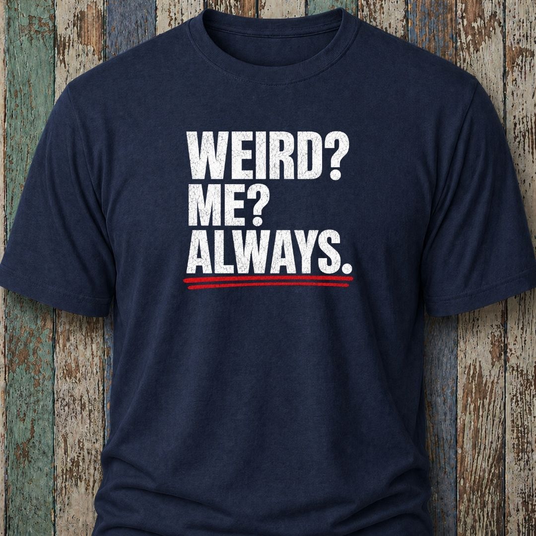 Weird? Me? Always.