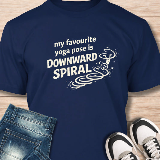 "Downward Spiral" T‑Shirt - Humor Tee