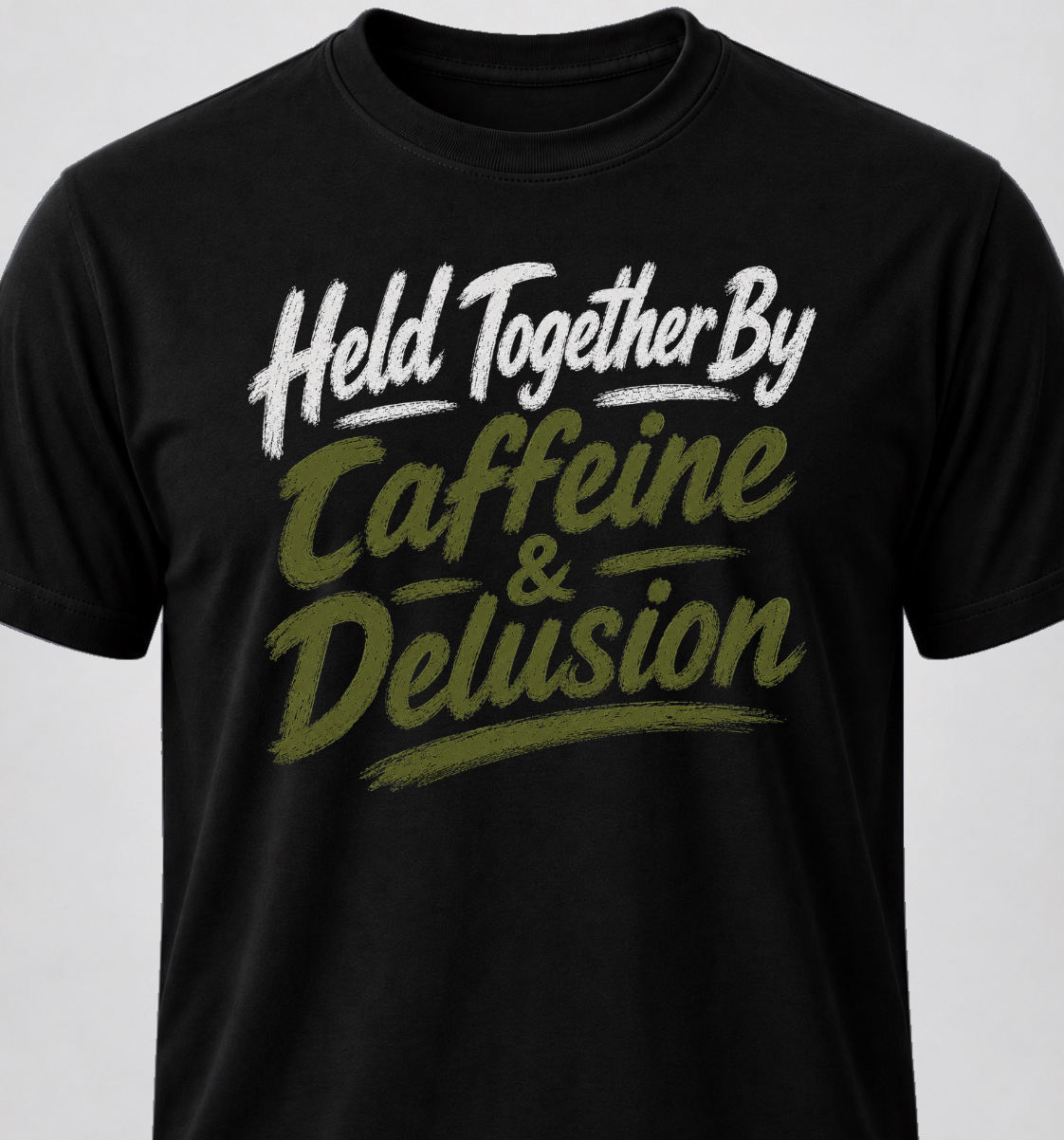 Held Together By Caffeine & Delusion