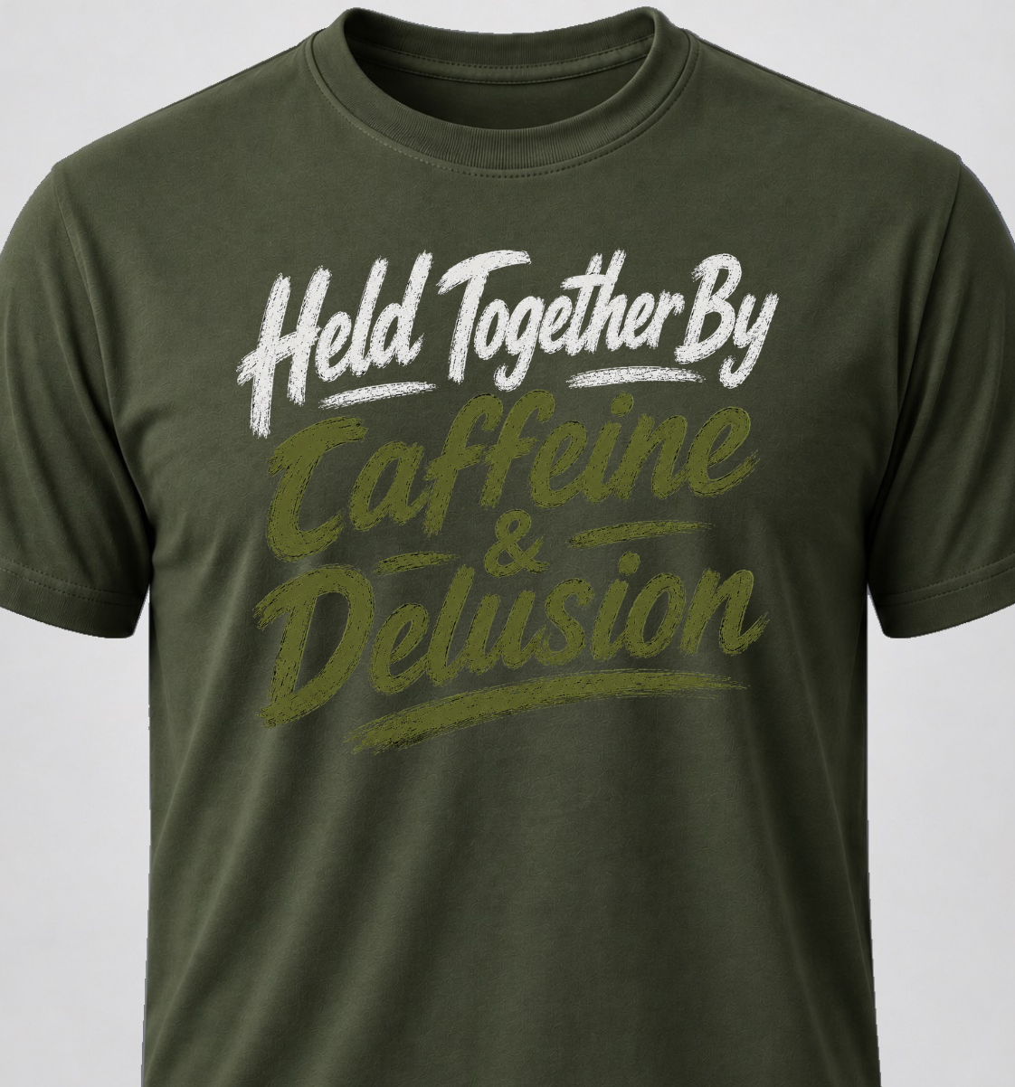Held Together By Caffeine & Delusion