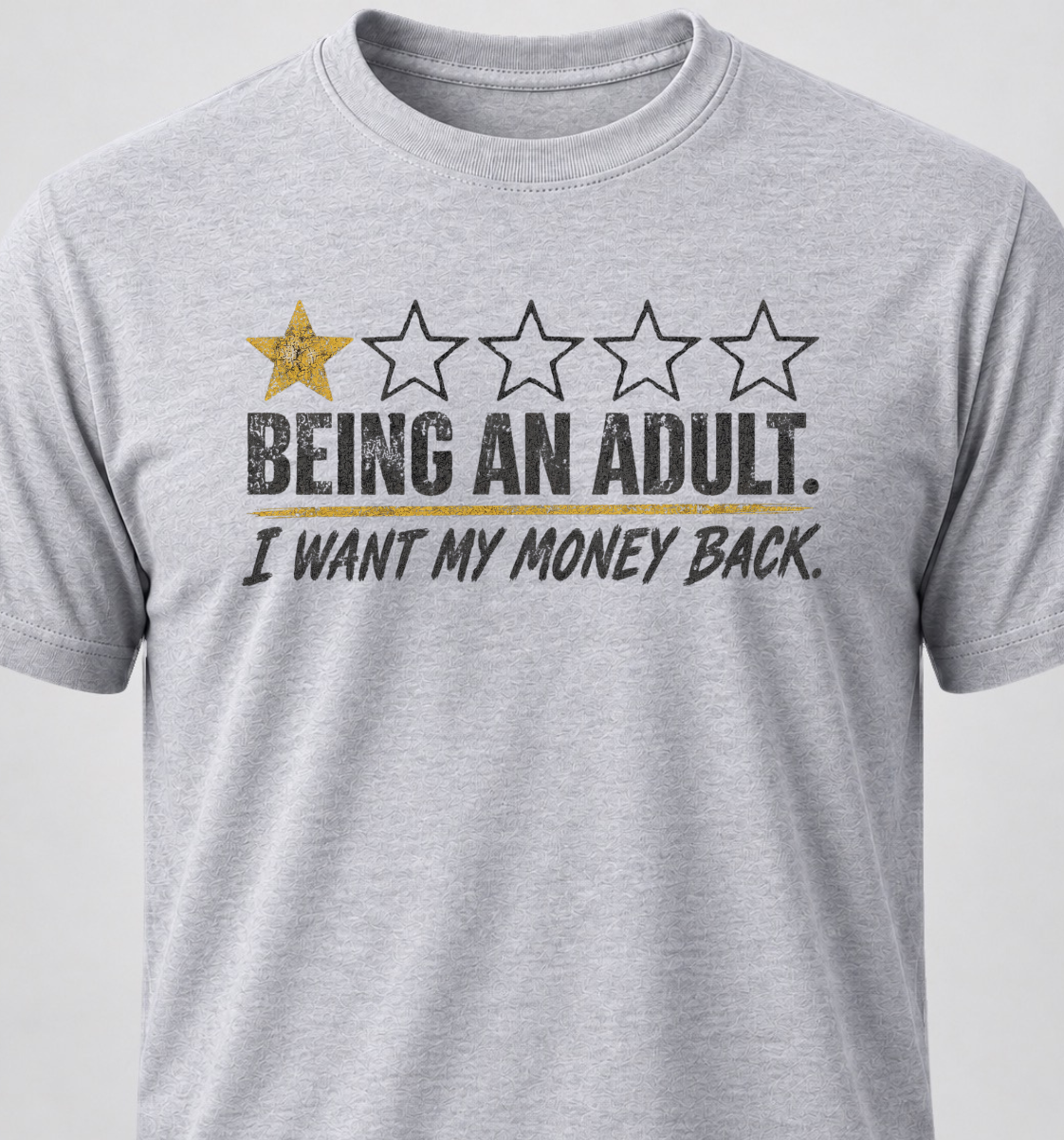 Being An Adult. I Want My Money Back.