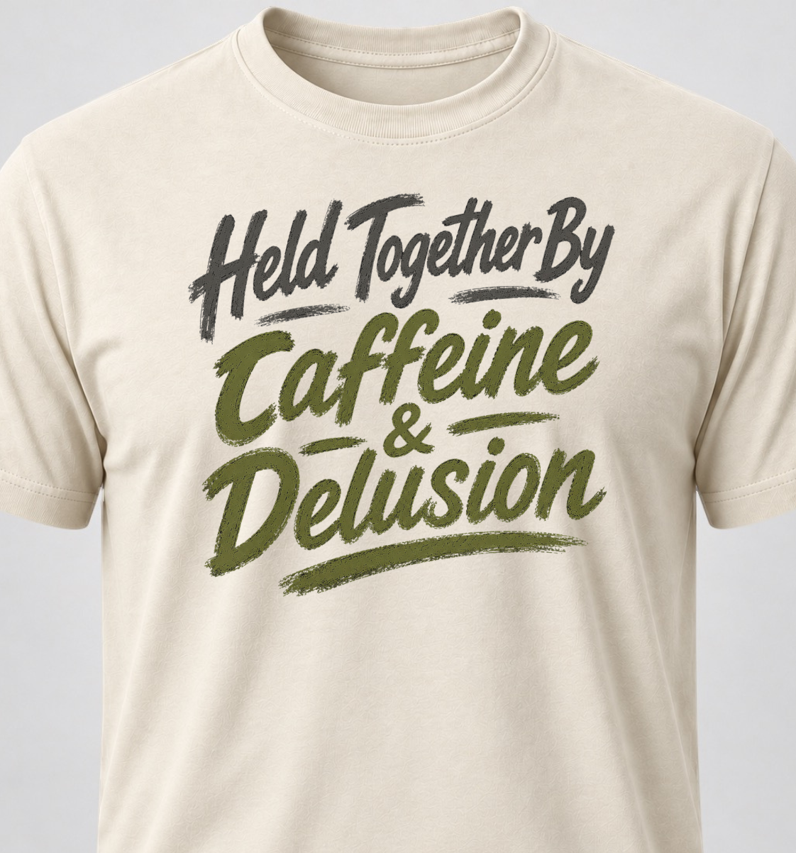 Held Together By Caffeine & Delusion