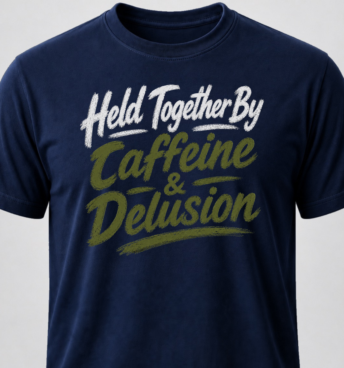Held Together By Caffeine & Delusion