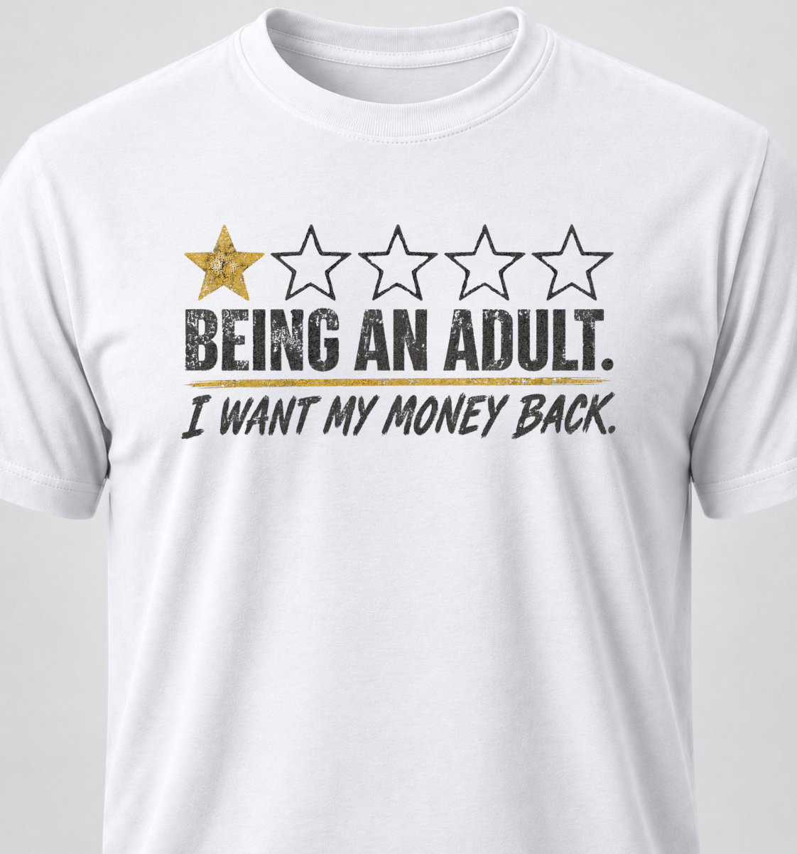Being An Adult. I Want My Money Back.